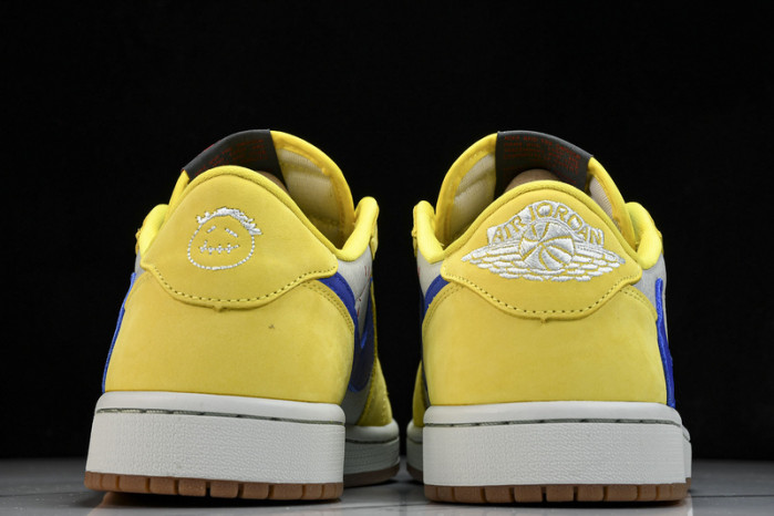 travis scott air jordan 1 low og canary dz4137-700