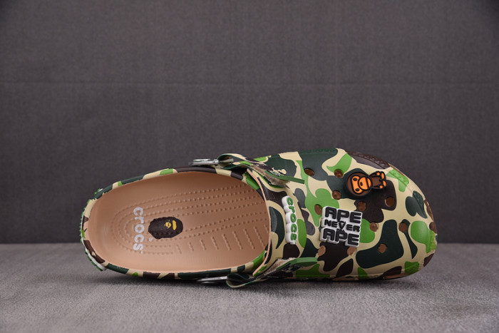 Cr*0*s classic clog a bathing ape abc copshoe bp-223