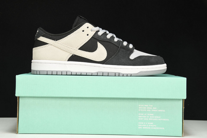 sb zoom dunk low pro black wolf grey white 854866-001