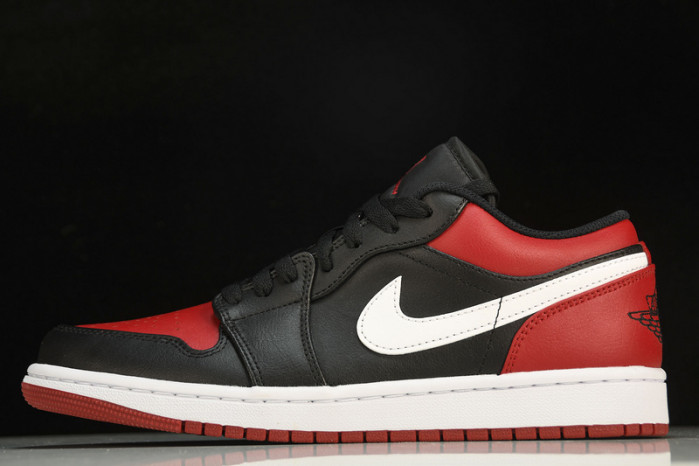 jordan 1 low alternate bred toe - 553558-066